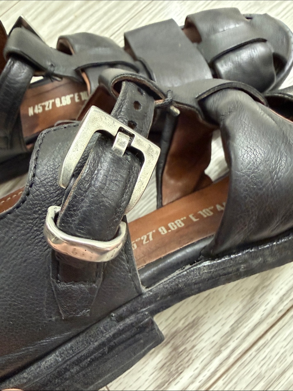 A.S. 98 Leather Sandals - Picture 9 of 9